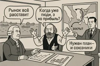 Паника из-за перекрытого пролива