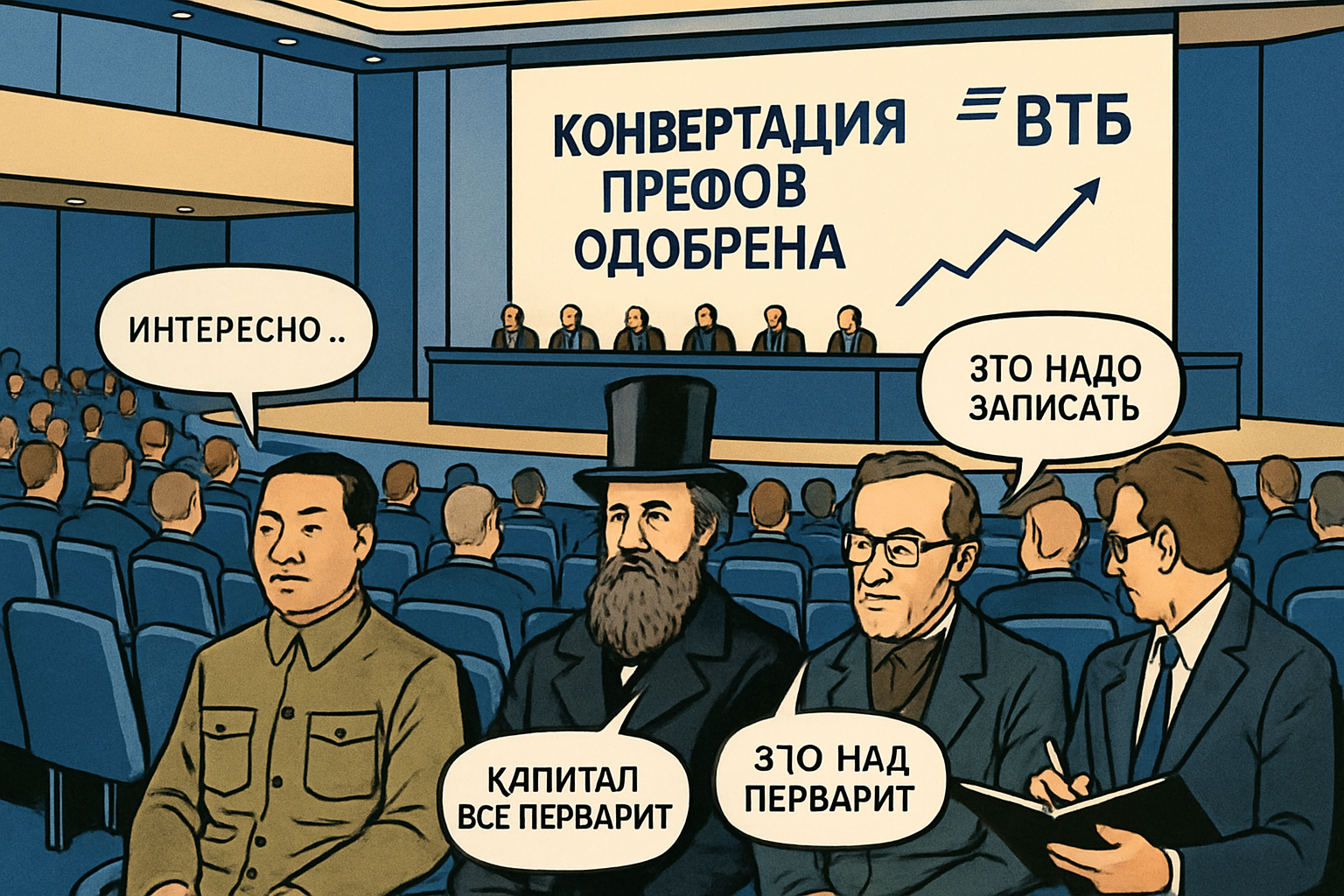 Зал акционеров ВТБ