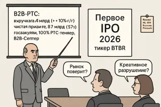 IPO B2B-РТС: редкий старт на слабом рынке