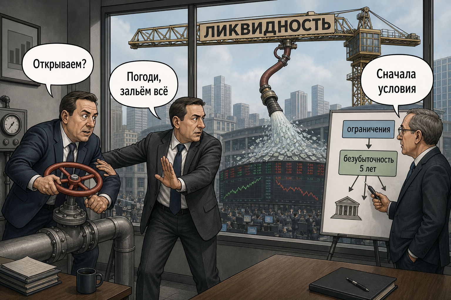Спасти ликвидностью?